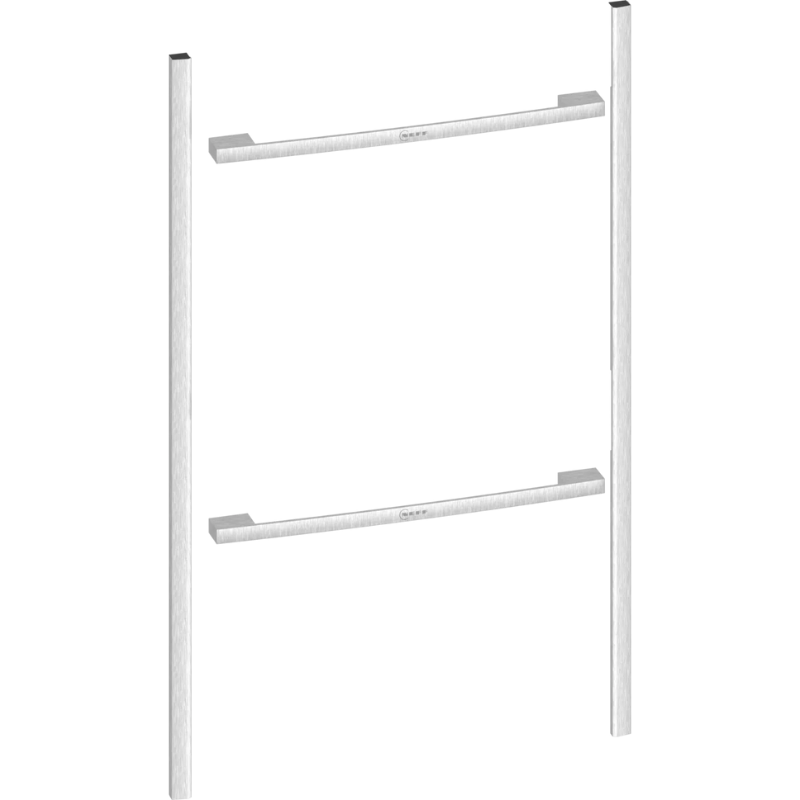 Seamless Combination cu Flex Design 90 cm Metallic silver, pentru Cuptor compact dublu Z990BMY0, Neff